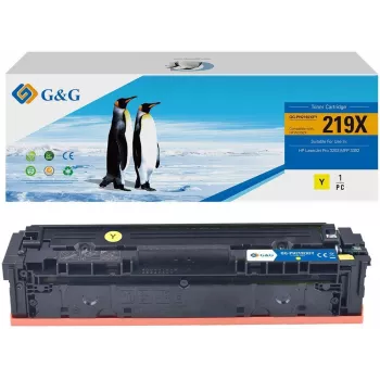 G&G Tonerkartusche als Ersatz für HP 219X / W2192X Gelb (Hohe Reichweite) GG-PH2192XFY