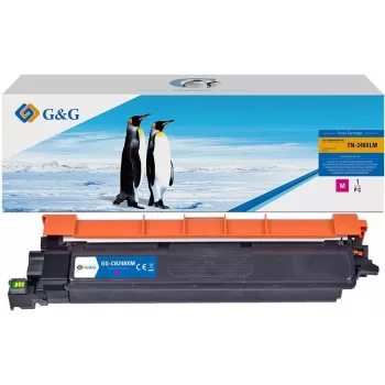 G&G Toner kompatibel mit Brother TN248XL M Magenta