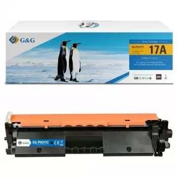 G&G Toner Kompatibel mit HP 17A / CF217A (15264) - Schwarz