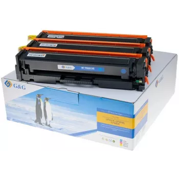 G&G Toner Multipack Color Kompatibel HP 201X/CF253XM Cyan, Magenta, Gelb