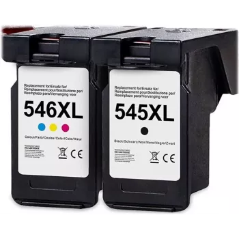 G&G XL Tintenpatrone 2er-Pack kompatibel mit Canon 546XL/545XL (15088)