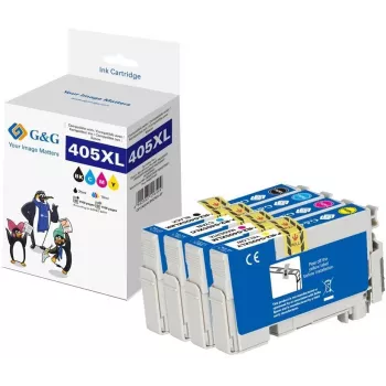 G&G XL Tintenpatronen 4er-Pack für Epson 405XL MP BK/C/M/Y (18594)