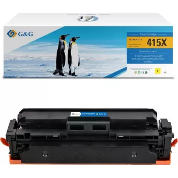 G&G XL Tonerpatrone kompatibel mit HP 415X / W2032X Gelb High Yield