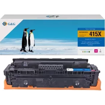 G&G XL Tonerpatrone kompatibel mit HP 415X / W2033X - Magenta, 6.000 Seiten