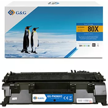 G&G XL Tonerpatrone kompatibel mit HP CE505X/CF280X/Canon 719H (13683)