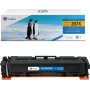G&G XL Toner Kompatibel mit HP 207X / W2211X (Mit Chip) (19462) - Cyan