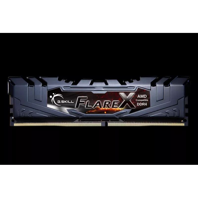 G.Skill Flare X 16GB (2x8GB) DDR4 3200MHz CL16-18-18-38 1.35V Non-ECC Unbuffered Desktop Memory Kit, Schwarz
