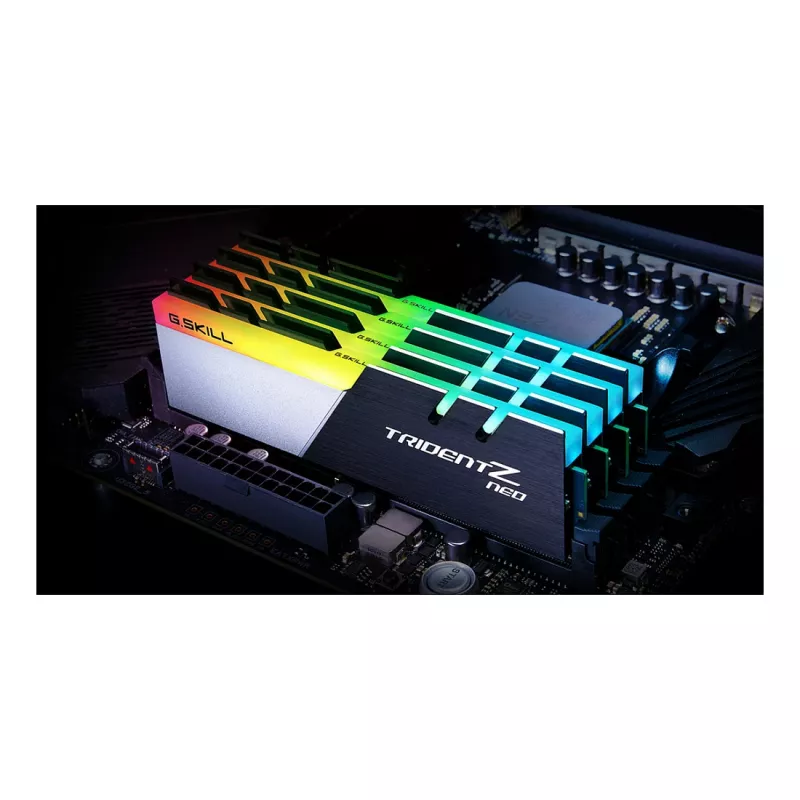 G.Skill Trident Z Neo 128GB (4x32GB) DDR4 3600MHz CL18 Desktop-Arbeitsspeicher-Kit - Schwarz/Silber RGB