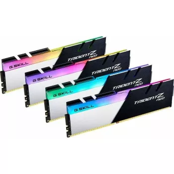 G.Skill Trident Z Neo 128GB (4x32GB) DDR4 3600MHz CL18 Desktop-Arbeitsspeicher-Kit - Schwarz/Silber RGB
