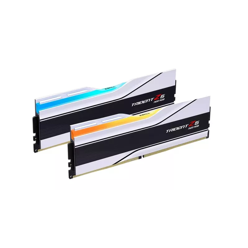 G.Skill Trident Z5 Neo RGB 48 GB (2x 24 GB) DDR5-6400 CL32 Weiß AMD EXPO Speicher-Kit F5-6400J3239F24GX2-TZ5NRW