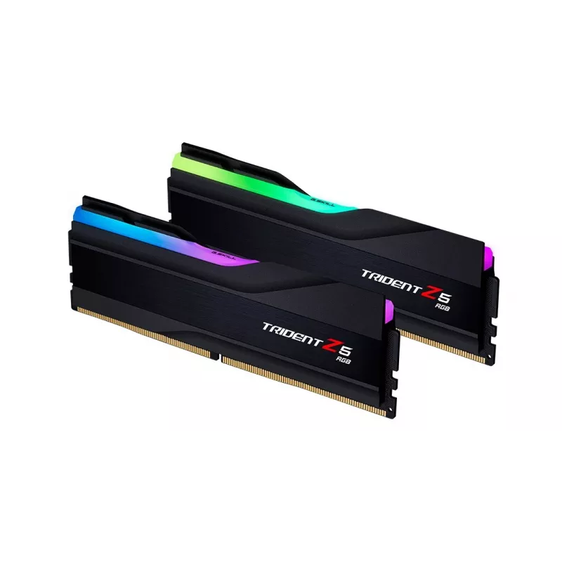 G.Skill Trident Z5 RGB 96GB (2x48GB) DDR5 6000 MT/s CL30 1.35V 288-pin DIMM Desktop Memory Kit - Schwarz
