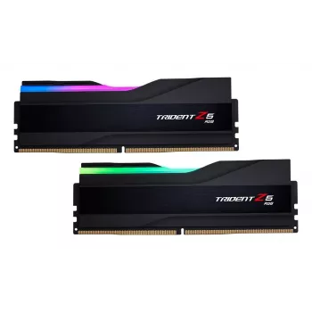 G.Skill Trident Z5 RGB 96GB (2x48GB) DDR5 6000 MT/s CL30 1.35V 288-pin DIMM Desktop Memory Kit - Schwarz