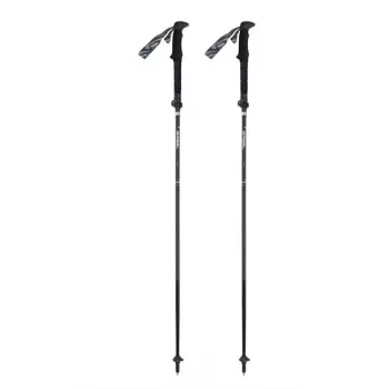 Gabel Hybrid Carbon XTL Trekkingstöcke – 3-teilig teleskopierbar, 100-135 cm, 230 g, Ergo Foam Griff