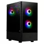 GAMDIAS Talos E3 RGB Midi-Tower ATX Gehäuse mit gehärtetem Glas Seitenteil (Schwarz)