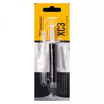 Gamdias XC3 Wärmeleitpaste 2g - Hochleistung 13,5 W/mK, nicht leitend, Spritzenapplikator