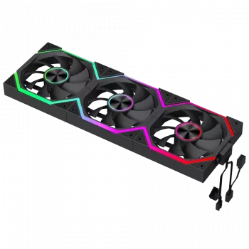 Gamemax FN12A-N2 WL Gehäuselüfter Schwarz