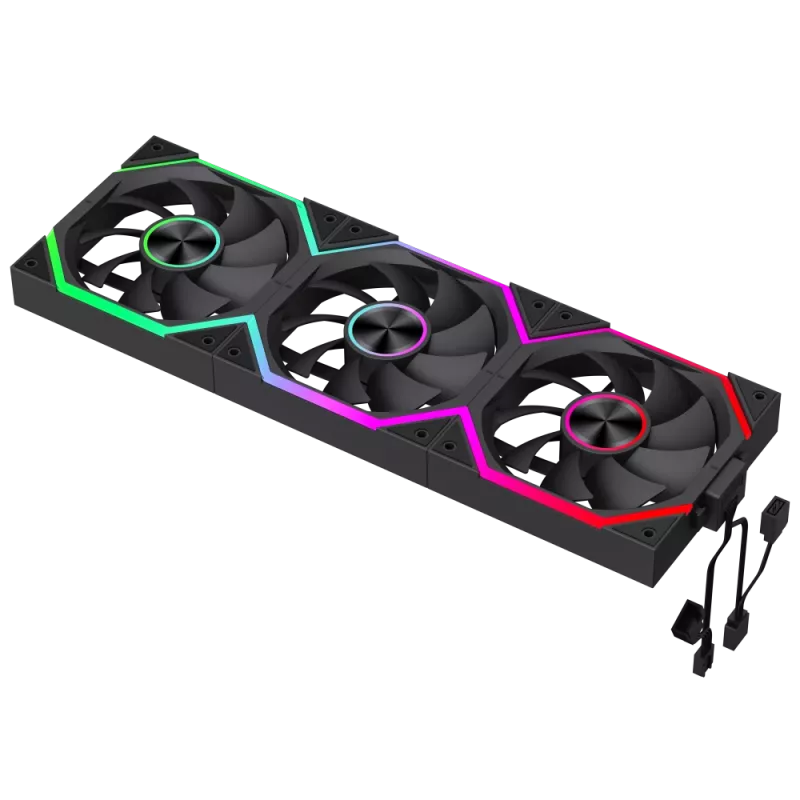Gamemax FN12A-N2 WL Gehäuselüfter Schwarz