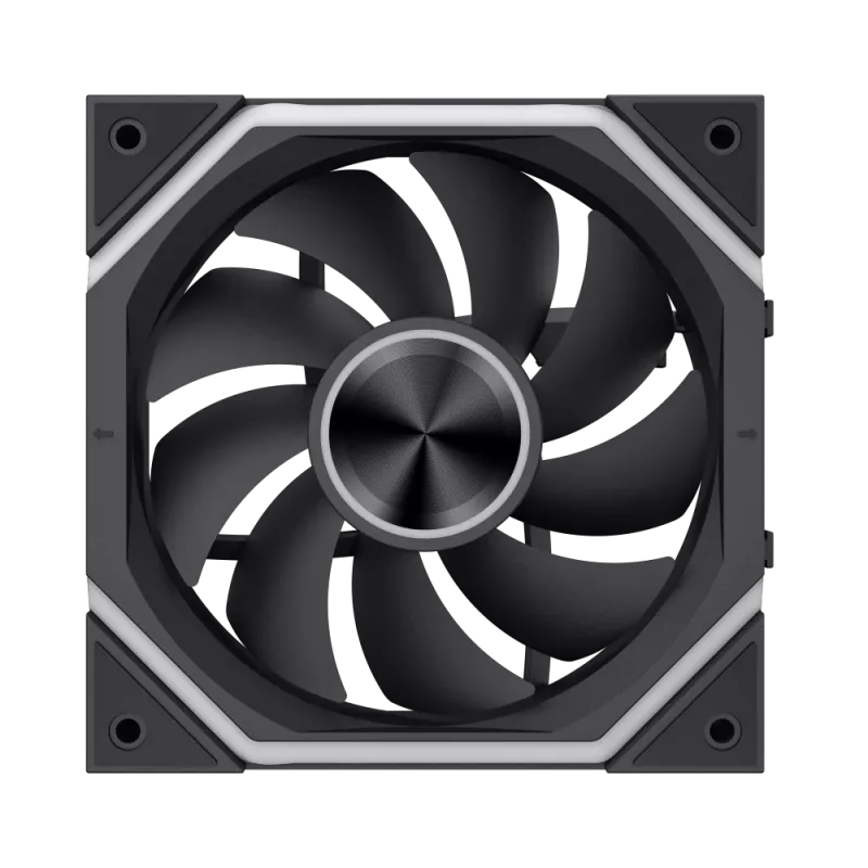 Gamemax FN12A-N2 WL Gehäuselüfter Schwarz