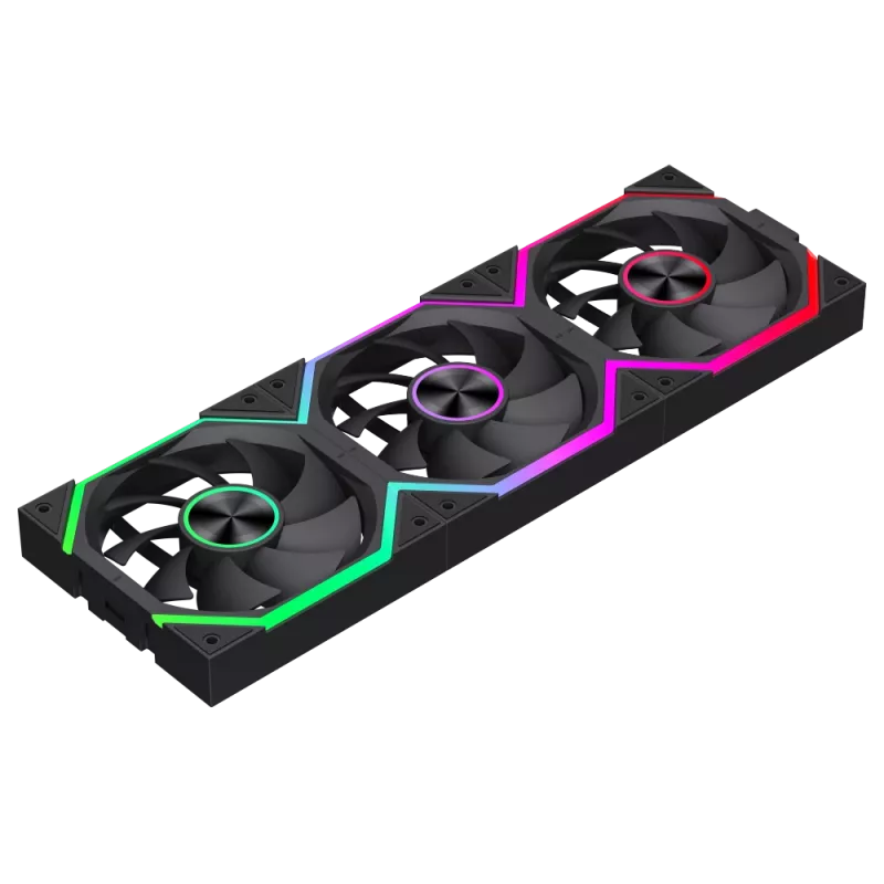 Gamemax FN12A-N2 WL Gehäuselüfter Schwarz