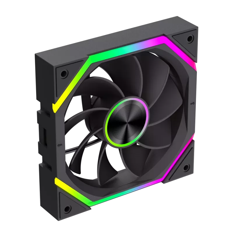 Gamemax FN12A-N2 WL-R Gehäuselüfter Schwarz