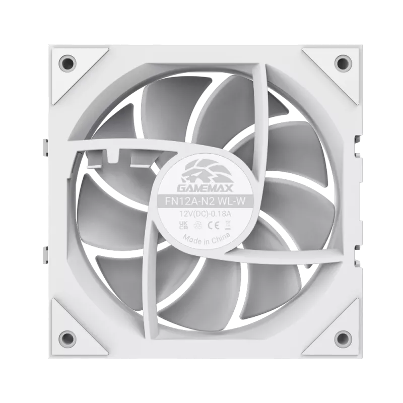 Gamemax FN12A-N2 WL-W Gehäuselüfter Weiß