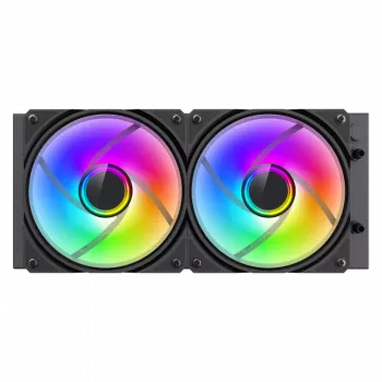 GAMEMAX ICEBURG 240 INFINITY CPU-Flüssigkeitskühler, Schwarz