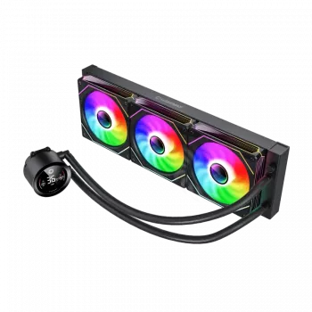 GAMEMAX ICEBURG 360 DIGITAL BK CPU Wasserkühlung, Schwarz