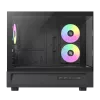GAMEMAX NEX C31 BK Mid-Tower PC-Gehäuse, MATX/BTF, Schwarz