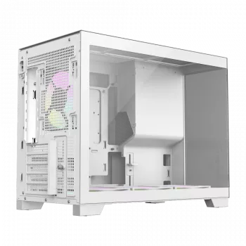 Gamemax NEX C33 WH M-ATX/BTF Computergehäuse Weiß