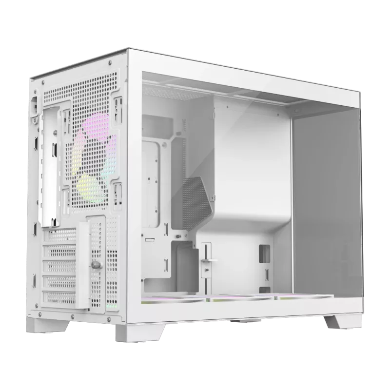 Gamemax NEX C33 WH M-ATX/BTF Computergehäuse Weiß