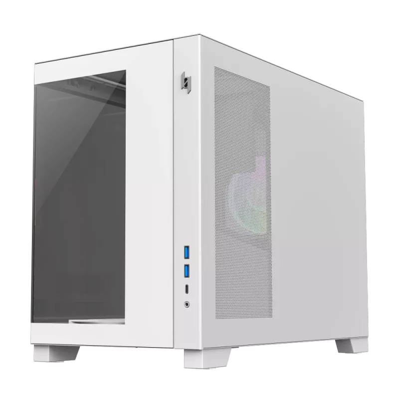 Gamemax NEX C33 WH M-ATX/BTF Computergehäuse Weiß