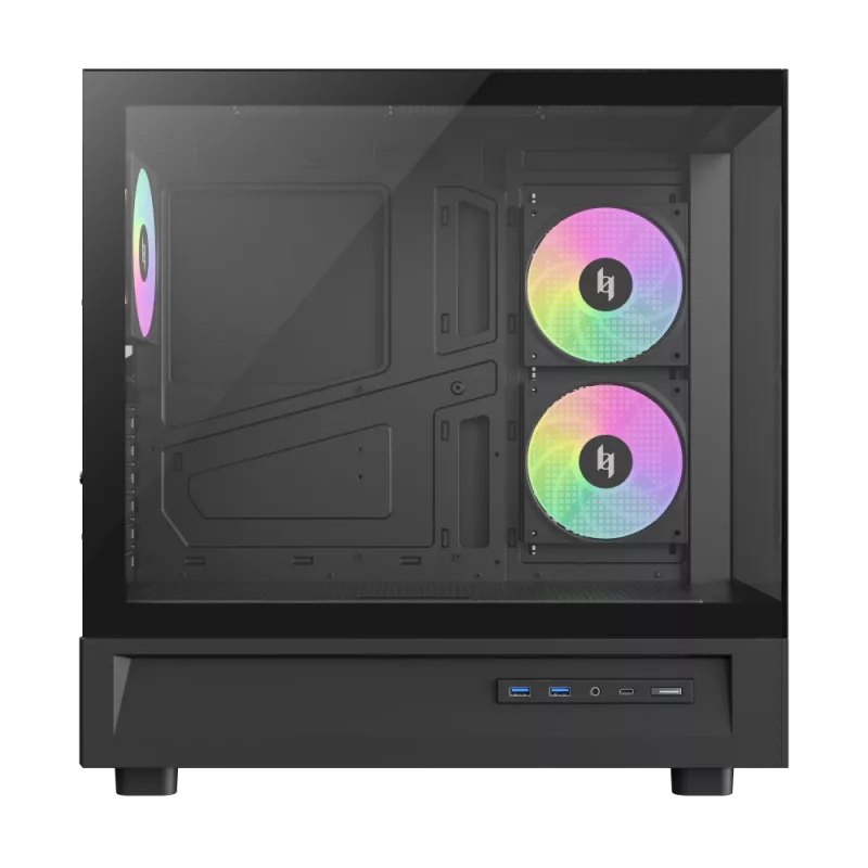 Gamemax NEX C51 BK ATX/BTF Computer Gehäuse
