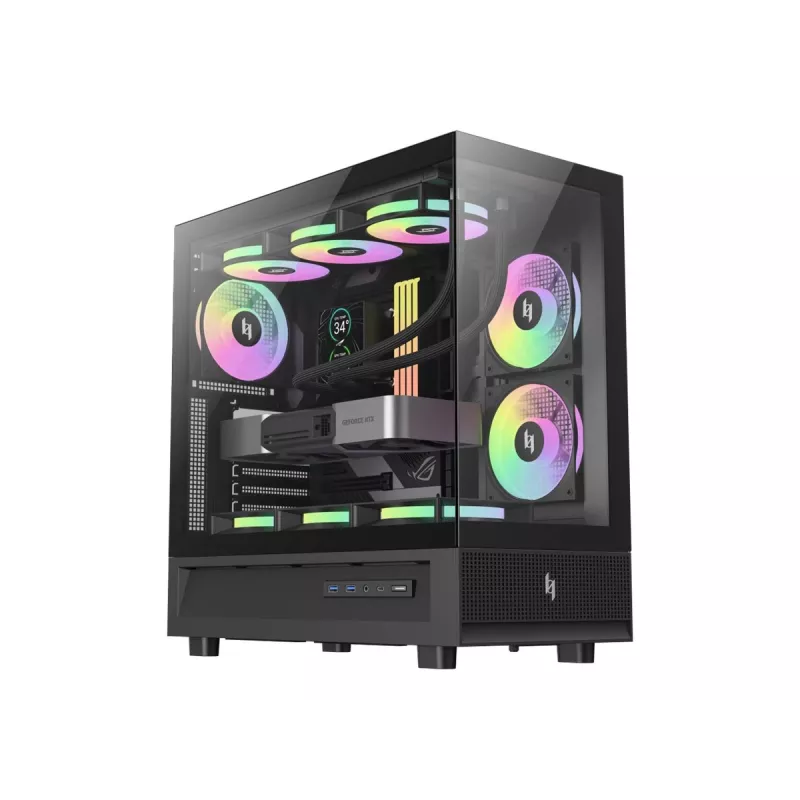 Gamemax NEX C51 BK ATX/BTF Computer Gehäuse