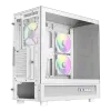 Gamemax NEX C51 WH ATX/BTF Mid Tower PC-Gehäuse Weiß