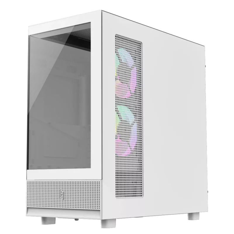 Gamemax NEX C51 WH ATX/BTF Mid Tower PC-Gehäuse Weiß