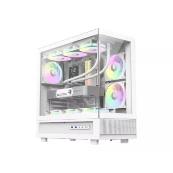 Gamemax NEX C51 WH ATX/BTF Mid Tower PC-Gehäuse Weiß