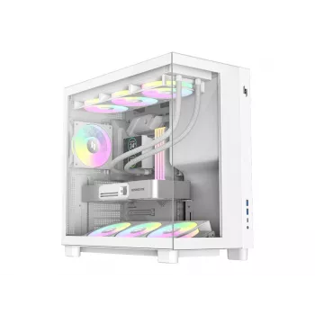 Gamemax NEX C53 WH ATX/BTF Mid Tower Gehäuse Weiß