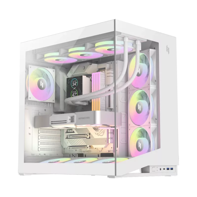 GAMEMAX NEX C56 WH ATX Mid Tower Gehäuse Weiß
