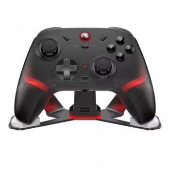GameSir Cyclone 2 Tri-Mode Wireless Gaming Controller mit Hall-Effekt-Sticks und -Triggern, RGB-Beleuchtung, programmierbaren Rücktasten, 6-Achsen-Gyroskop, 20h Akku - Schwarz