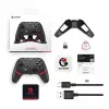 GameSir Cyclone 2 Tri-Mode Wireless Gaming Controller mit Hall-Effekt-Sticks und -Triggern, RGB-Beleuchtung, programmierbaren Rücktasten, 6-Achsen-Gyroskop, 20h Akku - Schwarz
