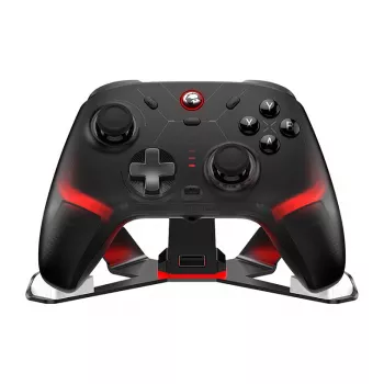 GameSir Cyclone 2 Tri-Mode Wireless Gaming Controller mit Hall-Effekt-Sticks und -Triggern, RGB-Beleuchtung, programmierbaren Rücktasten, 6-Achsen-Gyroskop, 20h Akku - Schwarz