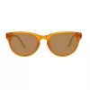 GANT Unisex Sonnenbrille GRS2005MOR-1 Brauner Kunststoffrahmen Graue Polycarbonat-Gläser 49mm