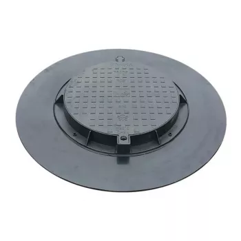 Garten-Abdeckung für Schächte 780PE-B-PL1 A15 Schwarz