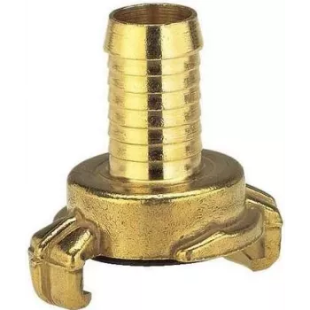 Gardena 7104-20 Schlauchverbinder für 13 mm (1/2 Zoll) und 15 mm (5/8 Zoll) Schläuche, Quick-Connect, Frostschutz, UV-beständig, Grau/Orange