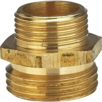 Gardena Messing-Gewindereduziernippel G 1 Außengewinde x G 3/4 Außengewinde 7263-20