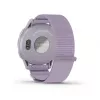Garmin Approach J1 Silver Aluminium Bezel with Lilac ComfortFit Fabric Band