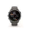 Garmin Fenix 9 – 47mm Titan mit Pebble Grey Silikonarmband