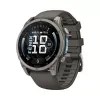 Garmin Fenix 9 – 47mm Titan mit Pebble Grey Silikonarmband