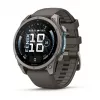 Garmin Fenix 9 – 47mm Titan mit Pebble Grey Silikonarmband