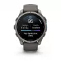 Garmin Fenix 9 – 47mm Titan mit Pebble Grey Silikonarmband